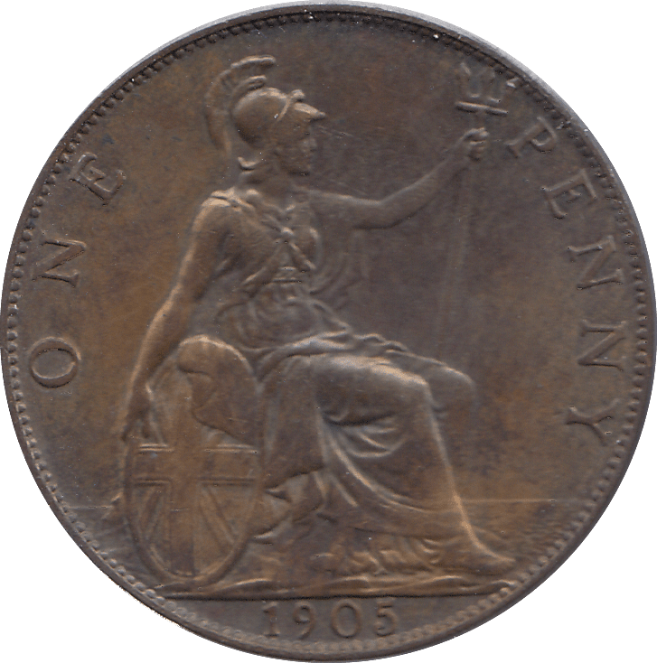 1905 PENNY ( AUNC ) - PENNY - Cambridgeshire Coins