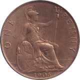 1905 PENNY ( EF ) - PENNY - Cambridgeshire Coins