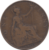 1905 PENNY ( NF ) - PENNY - Cambridgeshire Coins
