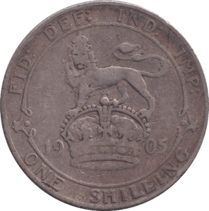 1905 SHILLING ( FINE ) 3 - SHILLING - Cambridgeshire Coins