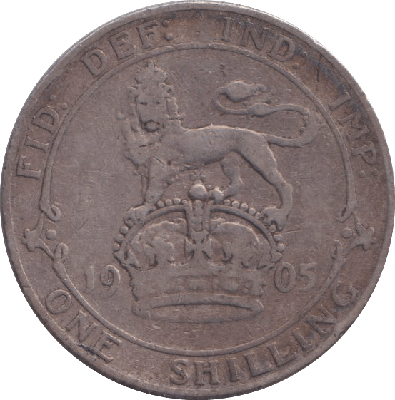 1905 SHILLING ( FINE ) 3 - SHILLING - Cambridgeshire Coins