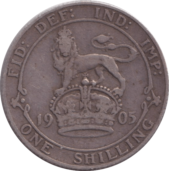 1905 SHILLING ( FINE ) - SHILLING - Cambridgeshire Coins