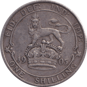1905 SHILLING ( VF ) - SHILLING - Cambridgeshire Coins