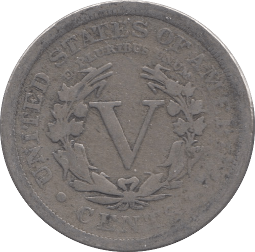 1905 SILVER FIVE CENTS ( USA ) - SILVER WORLD COINS - Cambridgeshire Coins