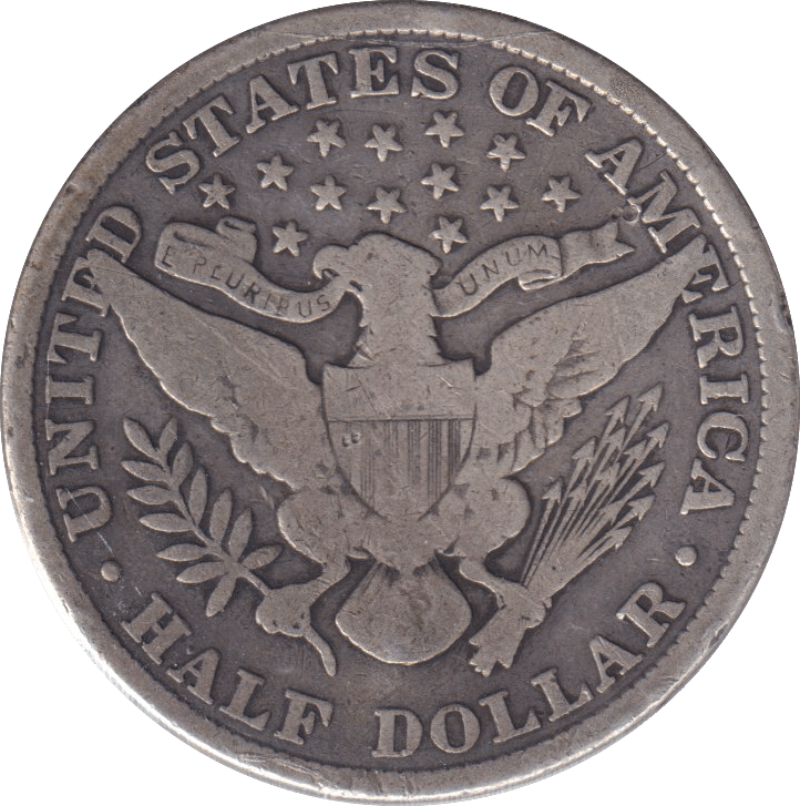 1905 SILVER HALF DOLLAR USA - SILVER WORLD COINS - Cambridgeshire Coins