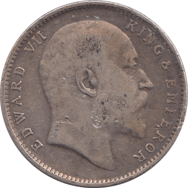 1905 SILVER ONE RUPEE INDIA - SILVER WORLD COINS - Cambridgeshire Coins