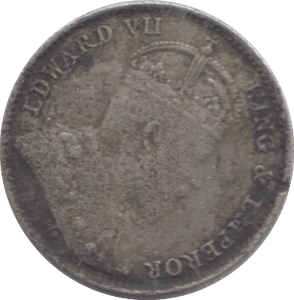 1905 SILVER STRAIT SETTLEMENT 5 CENTS - SILVER WORLD COINS - Cambridgeshire Coins