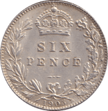 1905 SIXPENCE ( AUNC ) - SIXPENCE - Cambridgeshire Coins