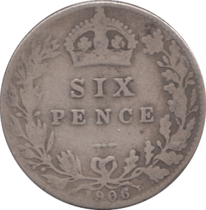 1905 SIXPENCE ( FINE ) - SIXPENCE - Cambridgeshire Coins