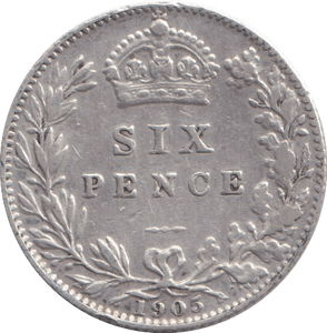 1905 SIXPENCE ( GF ) - SIXPENCE - Cambridgeshire Coins