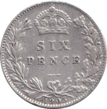 1905 SIXPENCE ( GF ) - SIXPENCE - Cambridgeshire Coins