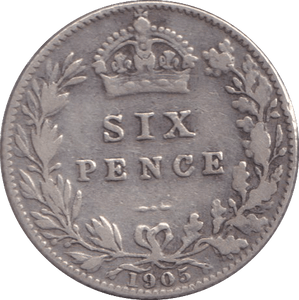 1905 SIXPENCE ( GF ) - SIXPENCE - Cambridgeshire Coins