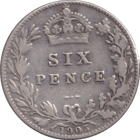 1905 SIXPENCE ( GF ) - SIXPENCE - Cambridgeshire Coins
