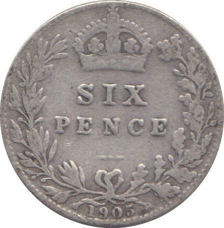 1905 SIXPENCE ( GF ) - SIXPENCE - Cambridgeshire Coins