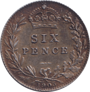 1905 SIXPENCE ( GVF ) - SIXPENCE - Cambridgeshire Coins