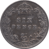 1905 SIXPENCE ( VF ) - SIXPENCE - Cambridgeshire Coins