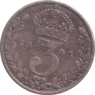 1905 THREEPENCE ( FINE ) - THREEPENCE - Cambridgeshire Coins