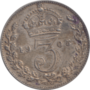 1905 THREEPENCE ( VF ) - THREEPENCE - Cambridgeshire Coins