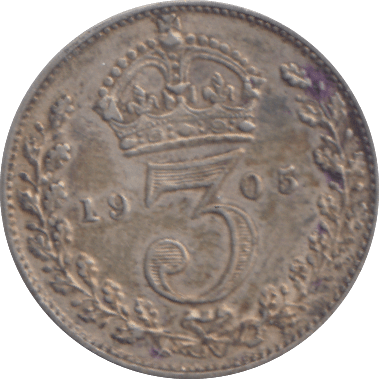 1905 THREEPENCE ( VF ) - THREEPENCE - Cambridgeshire Coins
