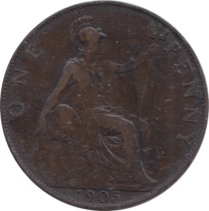 1905 TRENCH ART PENNY - PENNY - Cambridgeshire Coins