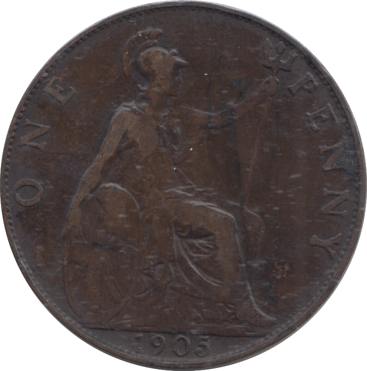 1905 TRENCH ART PENNY - PENNY - Cambridgeshire Coins