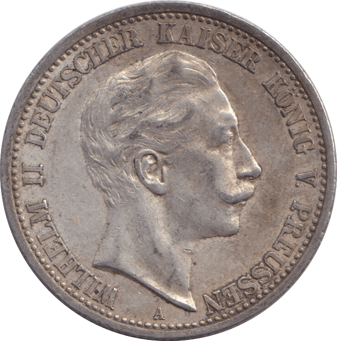 1905 TWO MARK BERLIN - SILVER WORLD COINS - Cambridgeshire Coins