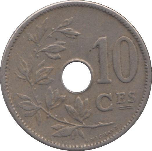 1906 10 CENTS BELGIUM - WORLD COINS - Cambridgeshire Coins