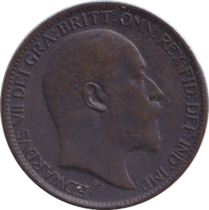 1906 FARTHING ( EF ) - FARTHING - Cambridgeshire Coins