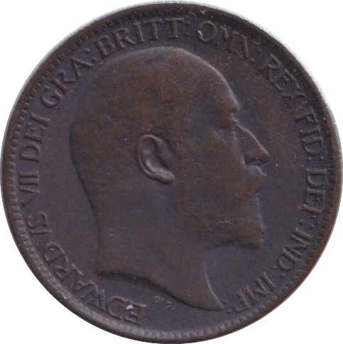 1906 FARTHING ( EF ) - FARTHING - Cambridgeshire Coins