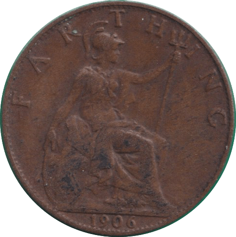 1906 FARTHING ( GF ) - FARTHING - Cambridgeshire Coins