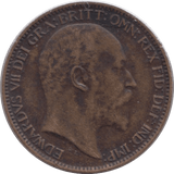 1906 FARTHING ( VF ) - Farthing - Cambridgeshire Coins