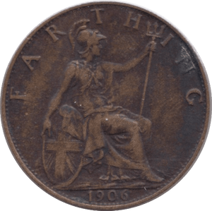 1906 FARTHING ( VF ) - Farthing - Cambridgeshire Coins