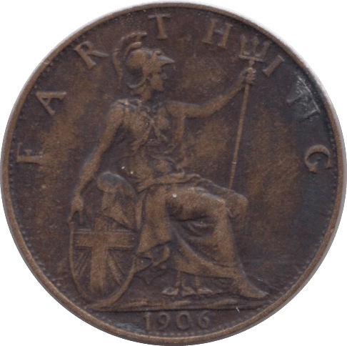 1906 FARTHING ( VF ) - Farthing - Cambridgeshire Coins