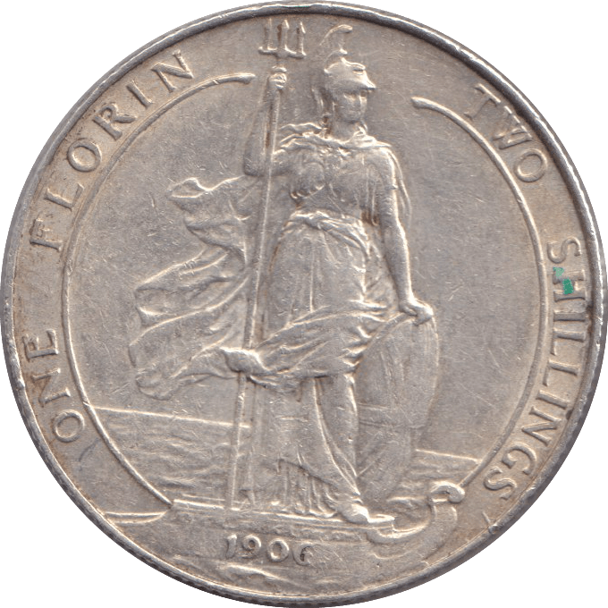 1906 FLORIN ( EF ) - FLORIN - Cambridgeshire Coins
