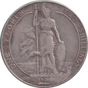 1906 FLORIN ( FINE ) - FLORIN - Cambridgeshire Coins