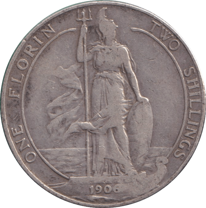 1906 FLORIN ( FINE ) - FLORIN - Cambridgeshire Coins