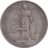 1906 FLORIN ( FINE ) - FLORIN - Cambridgeshire Coins