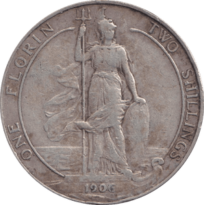 1906 FLORIN ( GF ) - FLORIN - Cambridgeshire Coins