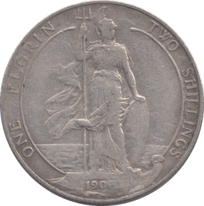 1906 FLORIN ( GF ) - FLORIN - Cambridgeshire Coins