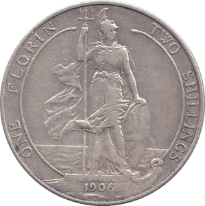 1906 FLORIN ( GVF ) - FLORIN - Cambridgeshire Coins