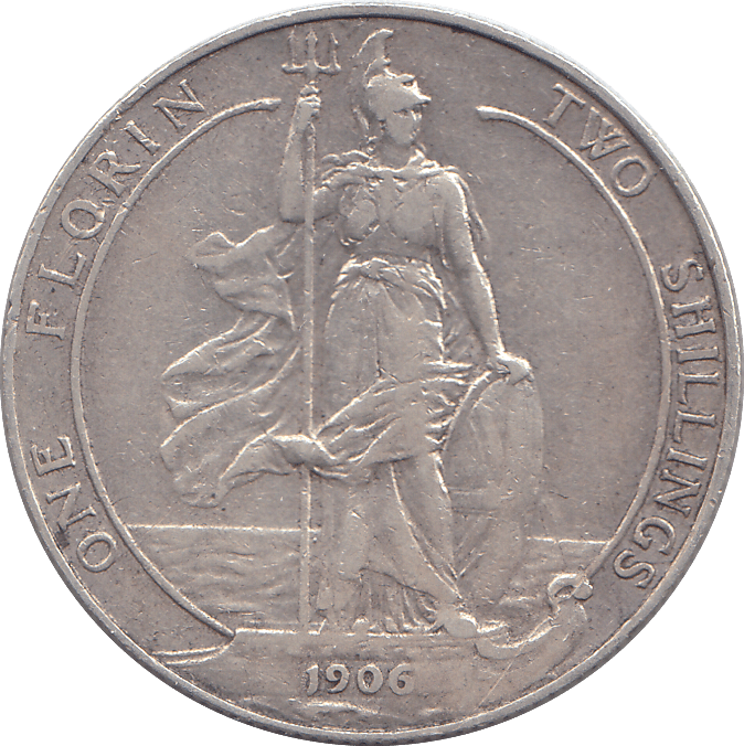 1906 FLORIN ( GVF ) - FLORIN - Cambridgeshire Coins