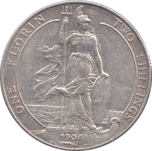 1906 FLORIN ( GVF ) - FLORIN - Cambridgeshire Coins