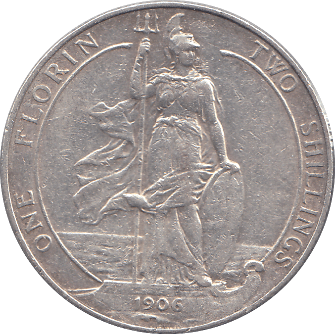 1906 FLORIN ( GVF ) - FLORIN - Cambridgeshire Coins