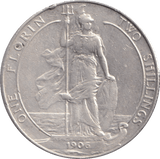 1906 FLORIN ( GVF ) - FLORIN - Cambridgeshire Coins