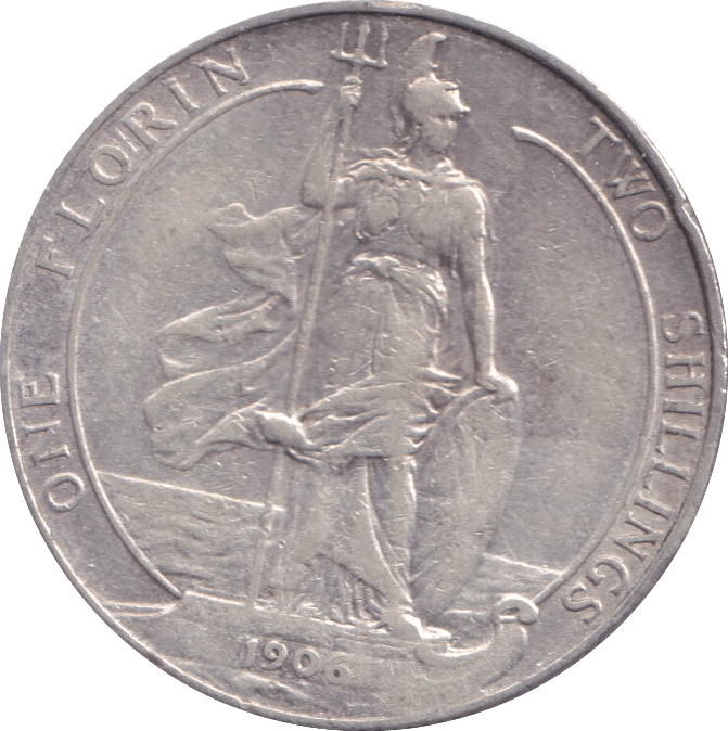 1906 FLORIN ( GVF ) - FLORIN - Cambridgeshire Coins