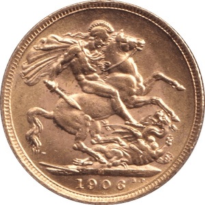 1906 GOLD SOVEREIGN ( AUNC ) MELBOURNE MINT - SOVEREIGN - Cambridgeshire Coins