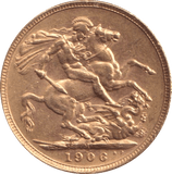 1906 GOLD SOVEREIGN ( AUNC ) MELBOURNE MINT - Sovereign - Cambridgeshire Coins