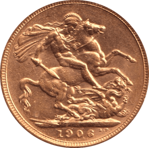 1906 GOLD SOVEREIGN ( AUNC ) - SOVEREIGN - Cambridgeshire Coins
