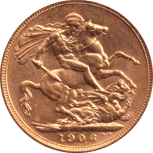 1906 GOLD SOVEREIGN ( AUNC ) - SOVEREIGN - Cambridgeshire Coins