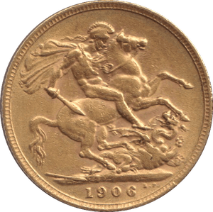 1906 GOLD SOVEREIGN ( VF ) - SOVEREIGN - Cambridgeshire Coins